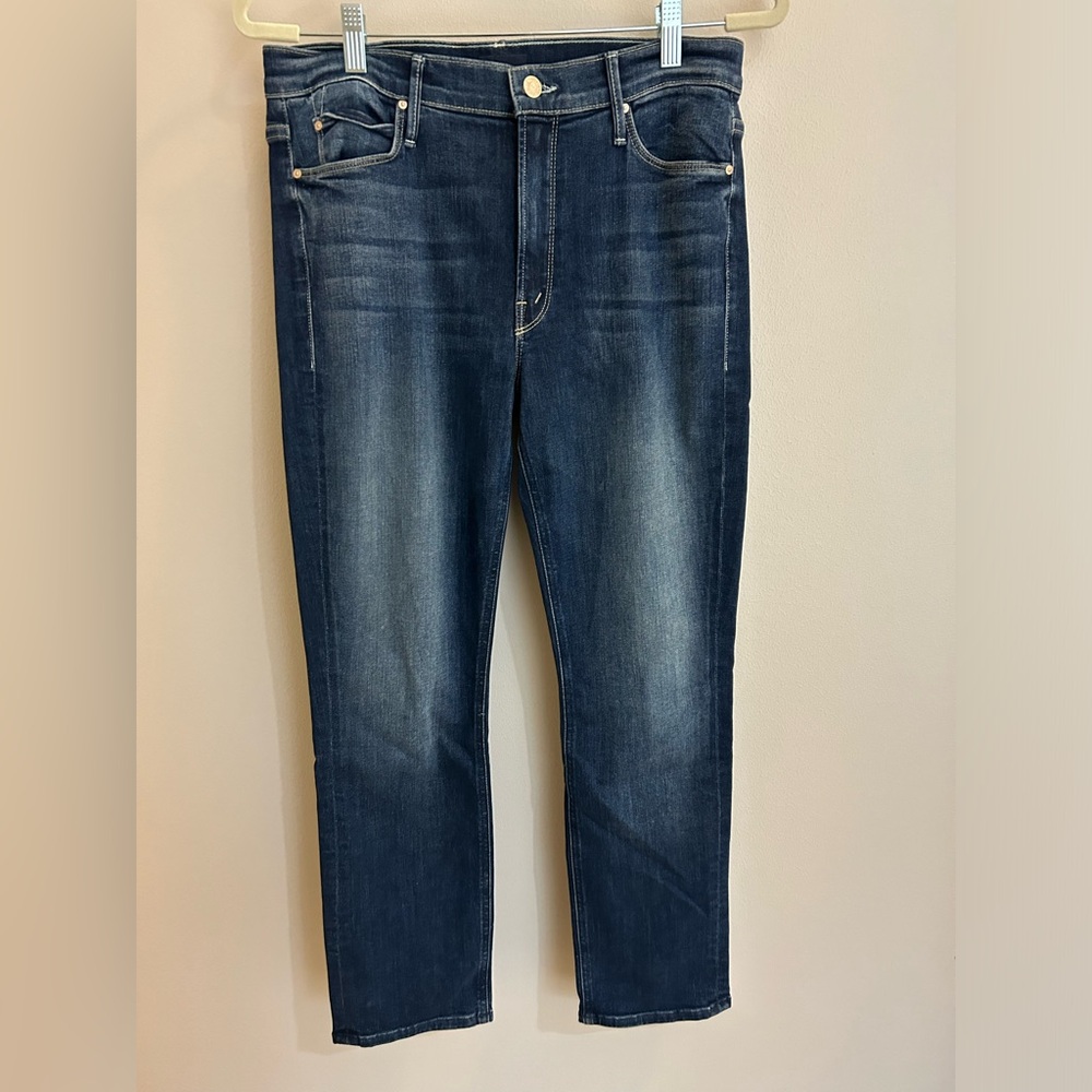 Mother The Mid Rise Dazzler On The Edge Jeans